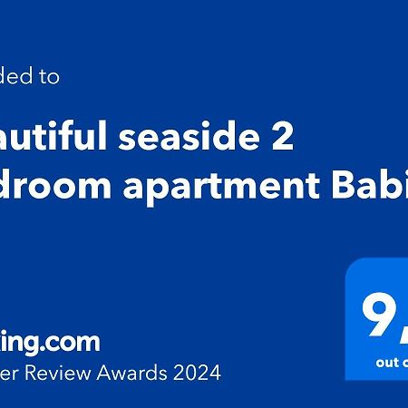 Beautiful Seaside 2 Bedroom Apartment Babina غاباس المظهر الخارجي الصورة